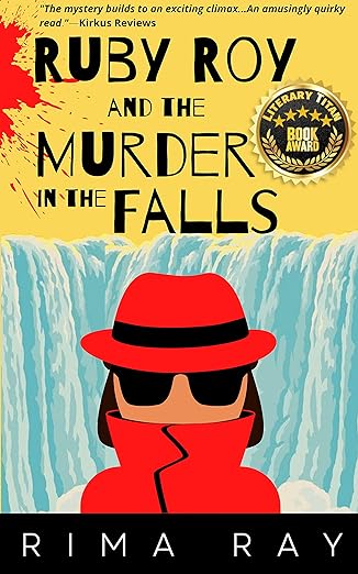 The front cover of Ruby Roy and the Murder in the Falls by Rima Ray