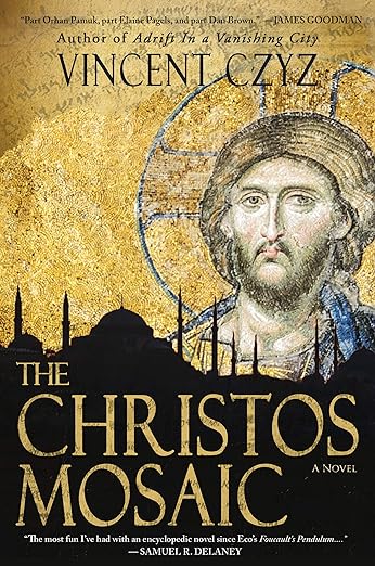 The front cover of The Christos Mosaic by Vincent Czyz