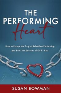 The front cover of The Performing Heart by Susan Bowman